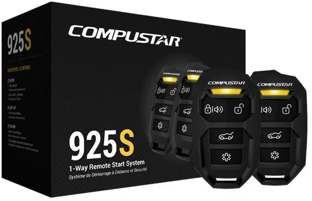 Compustar Black All-in-One Remote Start Bundle