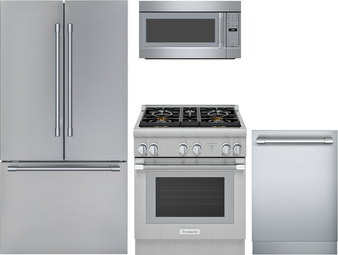 Thermador® 4 Piece Stainless Steel Kitchen Package Fred's Appliance