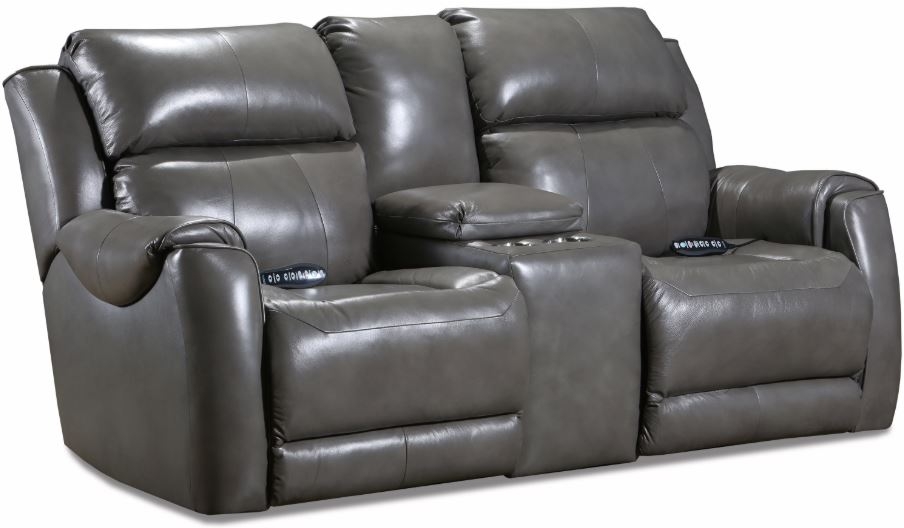 Southern Motion™ Safe Bet Double Reclining Loveseat With Console