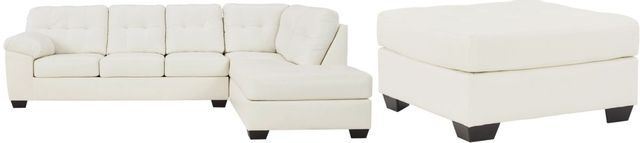 Signature Design by Ashley® Donlen 3-Piece White Living Room Set ...