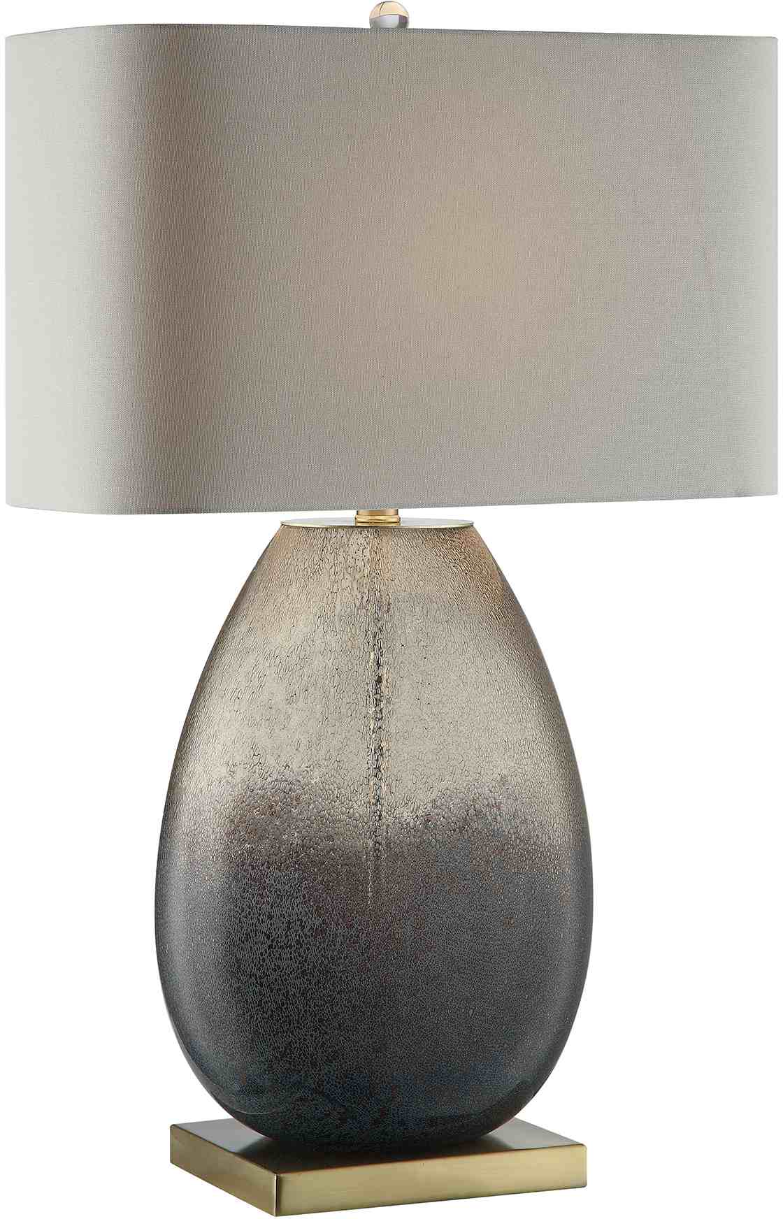 Crestview Collection Noah Smoked Glass Table Lamp
