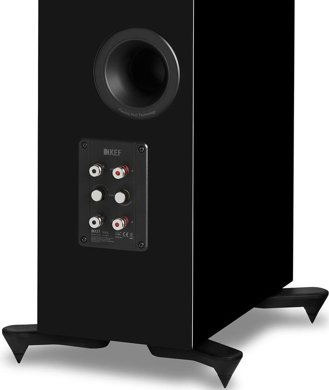 KEF R Series 6.5" Black Gloss Floor Standing Speaker 16