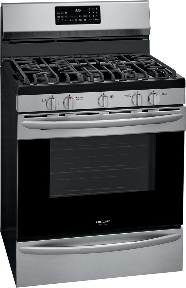 Frigidaire Gallery® 30" Stainless Steel Freestanding Gas Range with Air Fry 3