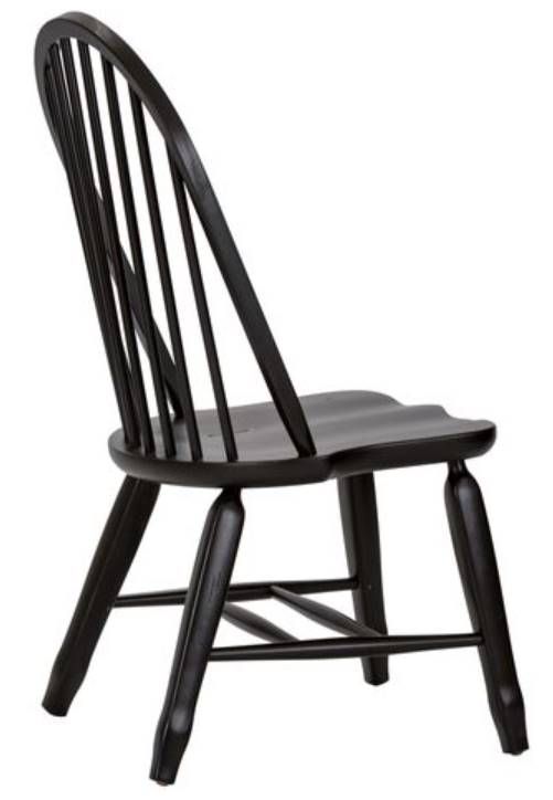 Liberty Furniture Treasures Black Bow Back Side Chair - Set of 2-2