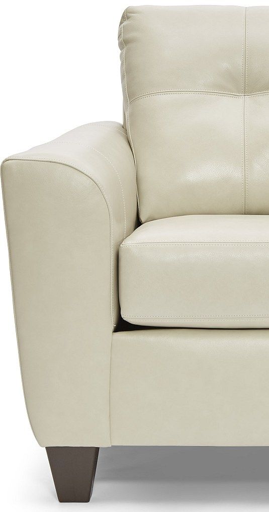 Lane® Home Furnishing Chadwick Soft Touch Cream Leather Sofa-1