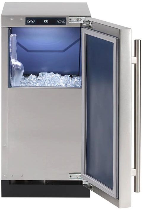 Yale Appliance 15" Stainless Steel Icemaker -1