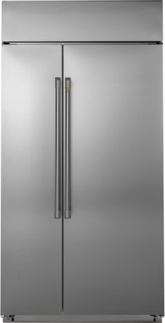 Café™ 29.6 Cu. Ft. Stainless Steel Built In Side-by-Side Refrigerator