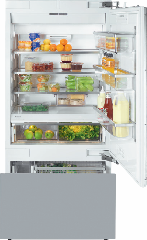 Miele MasterCool 18.28 Cu. Ft. Bottom Freezer Refrigerator-Stainless Steel