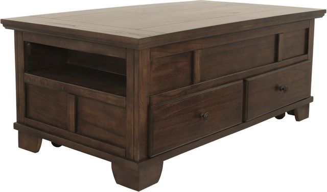 Signature Design by Ashley® Gately Medium Brown Lift Top Coffee Table-0