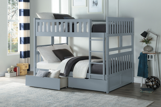 Homelegance Orion Gray Full/Full Bunk Bed 2