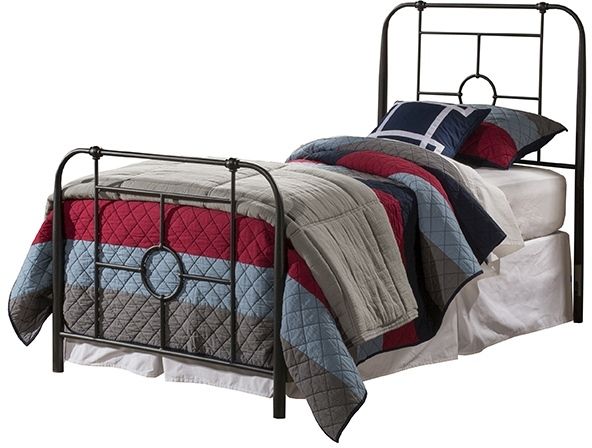 Hillsdale Furniture Trenton Black Sparkle Twin Youth Bed