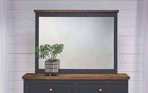 A-America® Stormy Ridge Bedroom Chicory/Slate Black Dresser Mirror