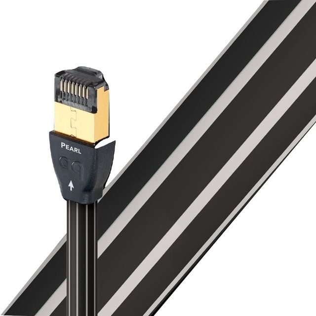 AudioQuest® RJ/E/i Pearl Set of 5 Black 0.75 m Ethernet Cable