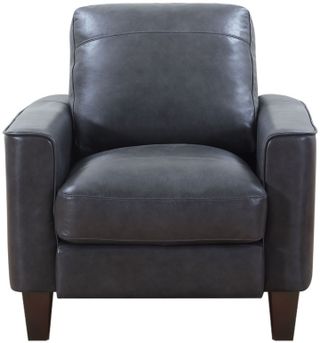 Leather Italia USA™ Georgetowne Chino Grey All Leather Chair