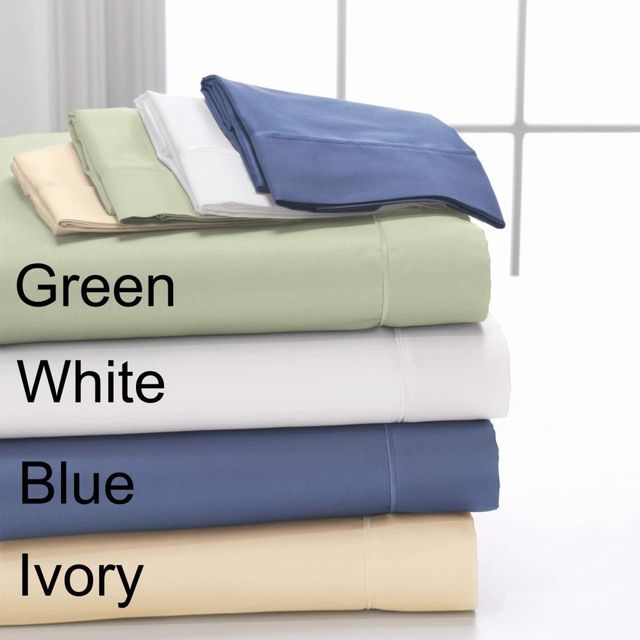 DreamFit® Degree 2 Fine Combed Cotton Ivory Twin Sheet Set-2