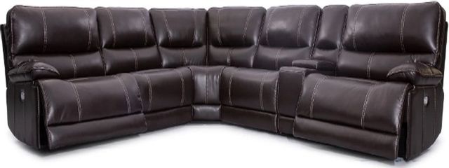 Parker House® Shelby 6-Piece Cabrera Cocoa Reclining Sectional Sofa Set 1