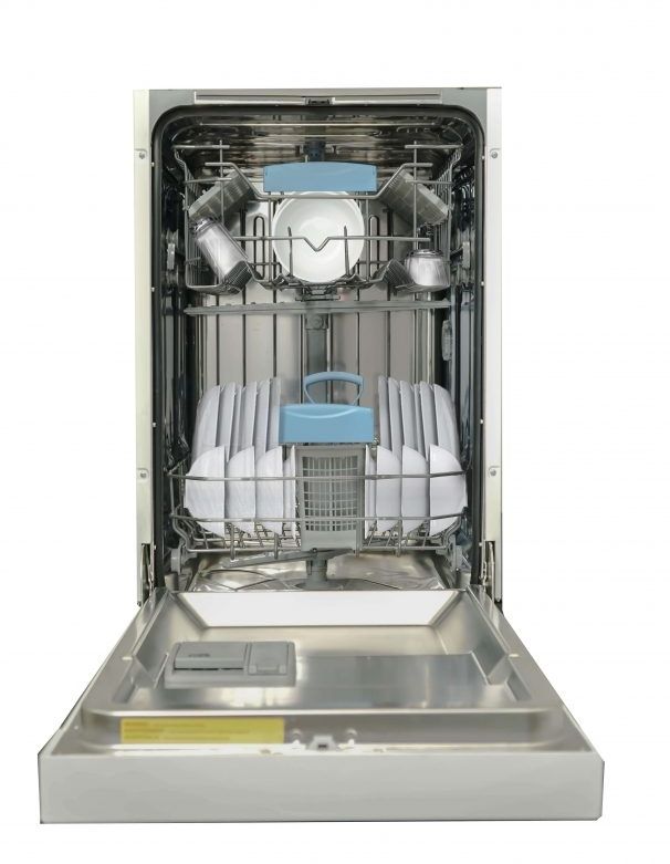 Danby® 18" White Built In Dishwasher-2