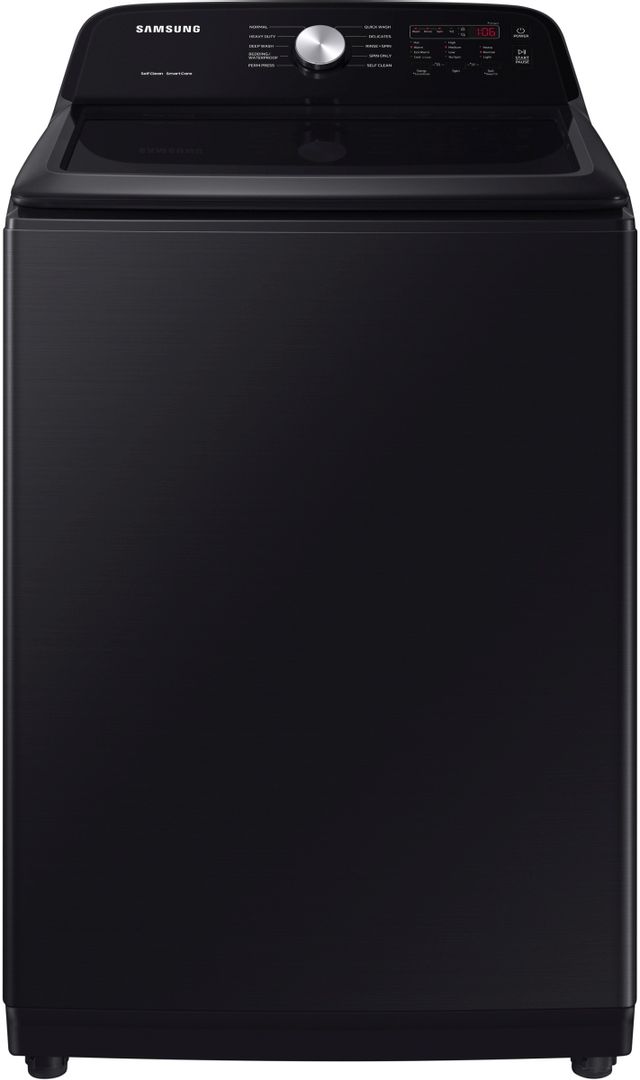 Samsung 5100 Series 5.0 Cu. Ft. Brushed Black Top Load Washer 0