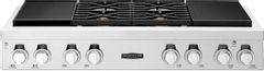 Signature Kitchen Suite 48" Stainless Steel Dual Fuel Pro Gas Rangetop