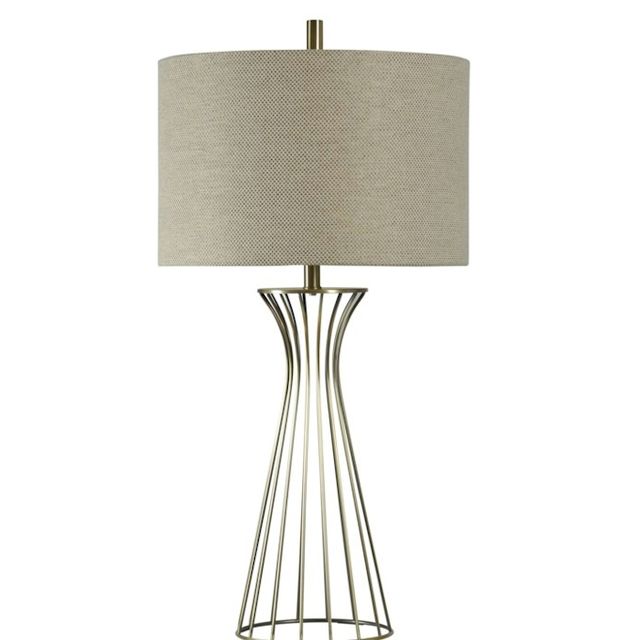 Stylecraft Table Lamp, Metal with Drum Shade 0