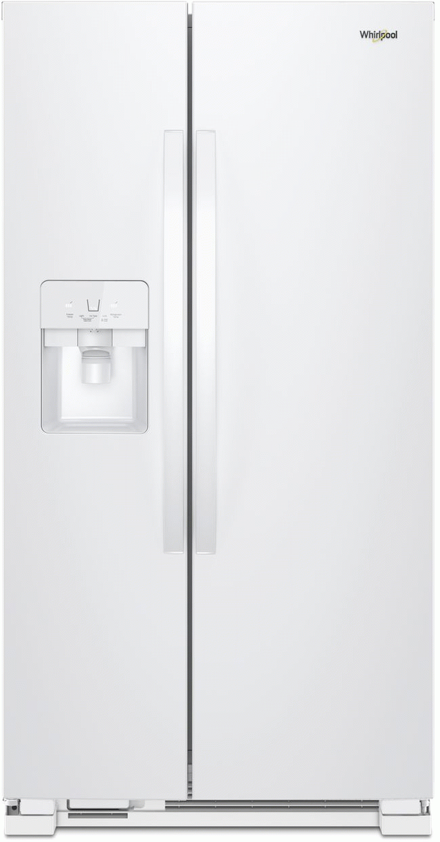 Whirlpool® 24.6 Cu. Ft. Side-by-Side Refrigerator-White-0