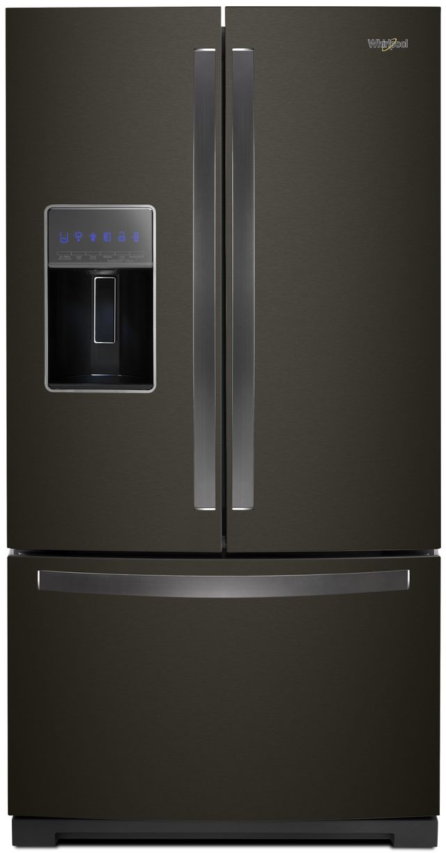 Whirlpool® 26.80 Cu. Ft. French Door Refrigerator-Black Stainless Steel 2