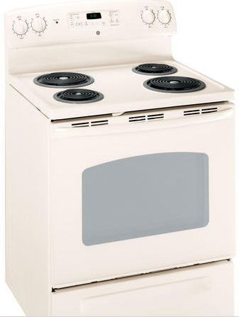 electric range with coil elements