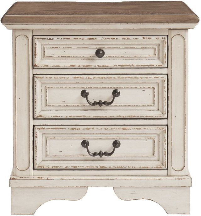 Signature Design by Ashley® Realyn 3-Drawer Nightstand-1