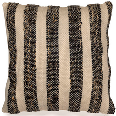 Mill Street® Cassby 4-Piece Black/Linen Throw Pillow Set