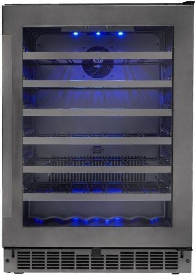 Silhouette Select® Sydney 5.6 Cu. Ft. Black Stainless Steel Wine Cooler 0