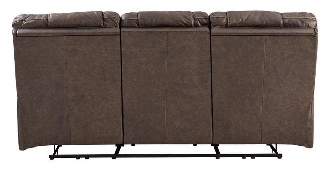 Signature Design by Ashley® Wurstrow Umber Power Reclining Sofa with Adjustable Headrest 2