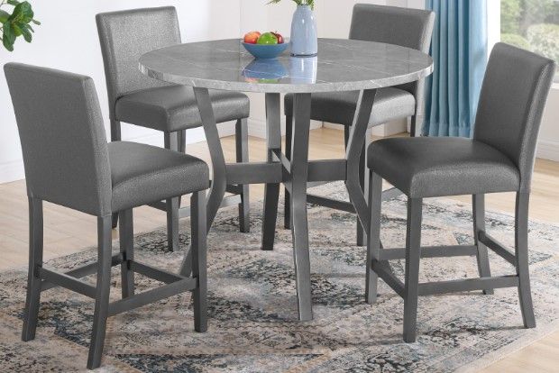 Crown Mark Judson 5-Piece Counter Height Table Set | Colder's ...