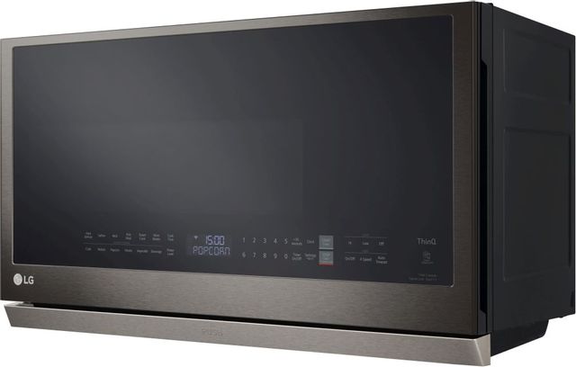 LG 2.1 Cu. Ft. PrintProof™ Black Stainless Steel Over The Range Microwave-2