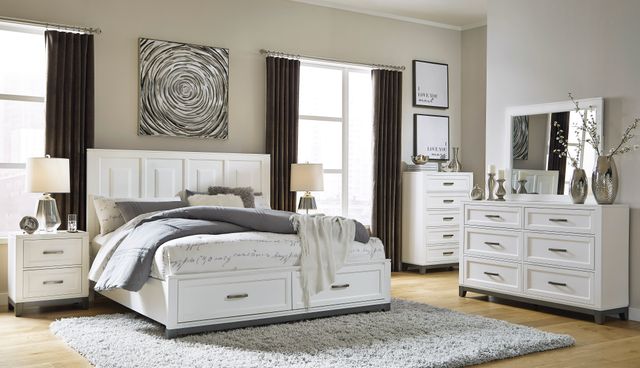 Benchcraft® Brynburg 4 Piece White Queen Bedroom Set-0