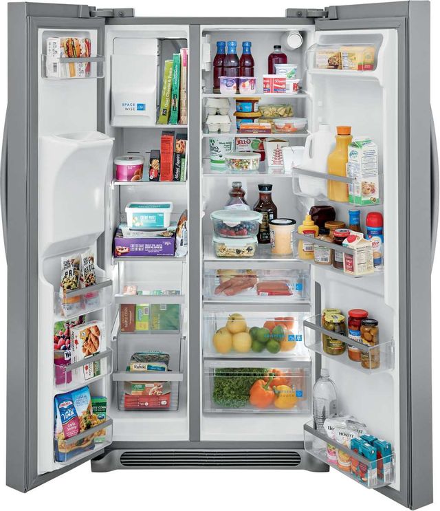 Frigidaire Gallery® 25.6 Cu. Ft. Smudge-Proof® Stainless Steel Side-by-Side Refrigerator 4