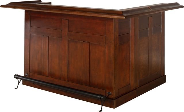 Hillsdale Furniture Brown Cherry Large Bar with Side Bar-0