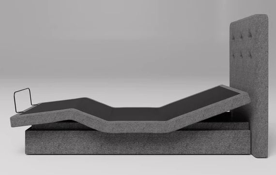 Dawn House™ Slate Twin Long Adjustable Bed-3