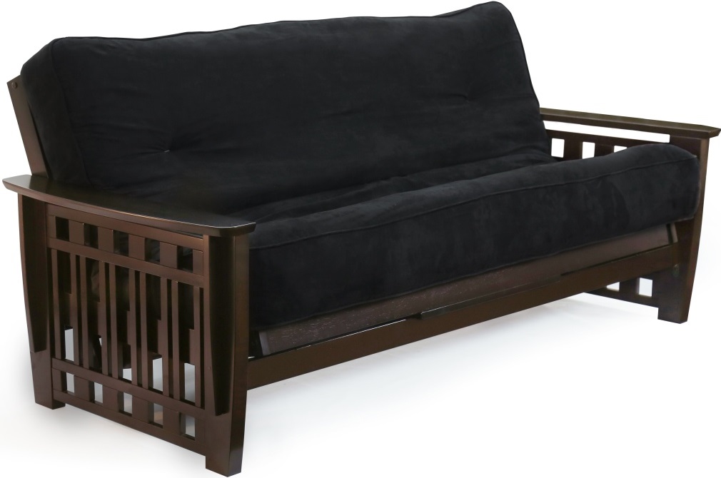 Night & Day Furniture™ Twilight Dark Chocolate Full Nesting Futon |  American Home Furniture