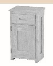 Crate Designs™ Classic Night Table Drawer 19