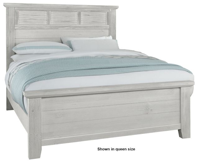 Vaughan-Basset Sawmill Alabaster Two Tone King Panel Bed
