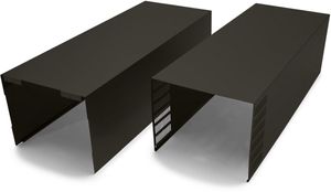 Amana® Black Stainless Steel Wall Hood Extension Kit