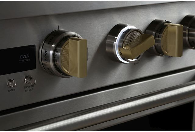 Monogram® Statement Collection 48" Stainless Steel Pro Style Gas Range 6