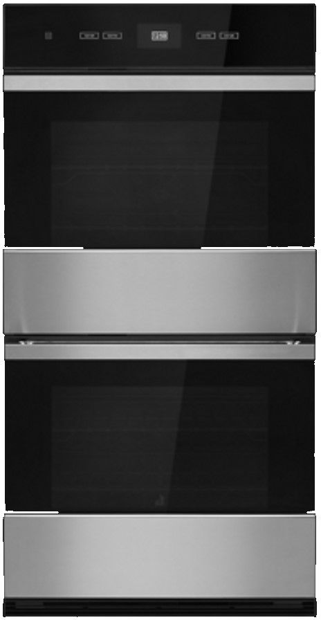 JennAir® NOIR™ 27" Stainless Steel Built-In Double Electric Wall Oven-0