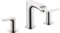 Hansgrohe Metris Chrome 1.2 GPM Widespread Faucet with Pop-Up Drain