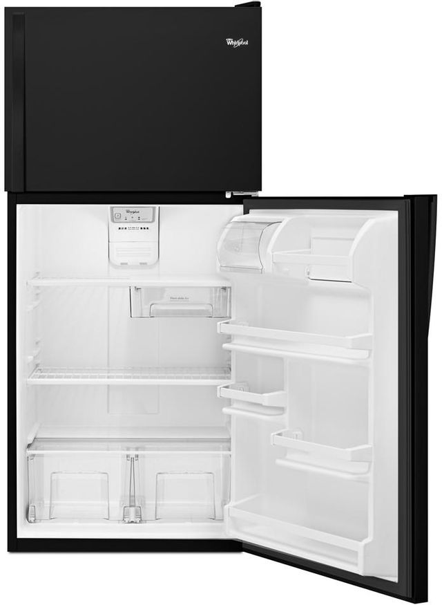 Whirlpool® 30 in. 18.3 Cu. Ft. Black Top Freezer Refrigerator | Spencer ...