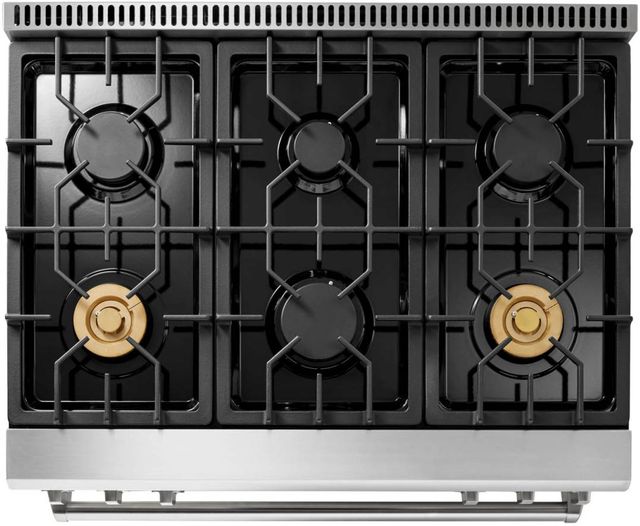 Thor Kitchen® Professional 36" Stainless Steel Pro Style Gas Range 6
