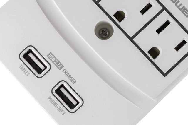 Monster® Core Power® 350 USB Wall Outlet-White 2