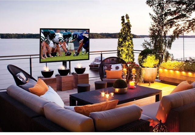 SunBriteTV® Pro Series Silver 49" LED Direct Sun Outdoor HDTV 3