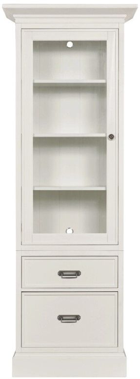 Hammary® Structures White Display Cabinet