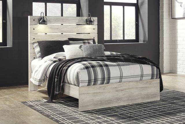 Signature Design by Ashley® Cambeck Whitewash King Panel Bed-2